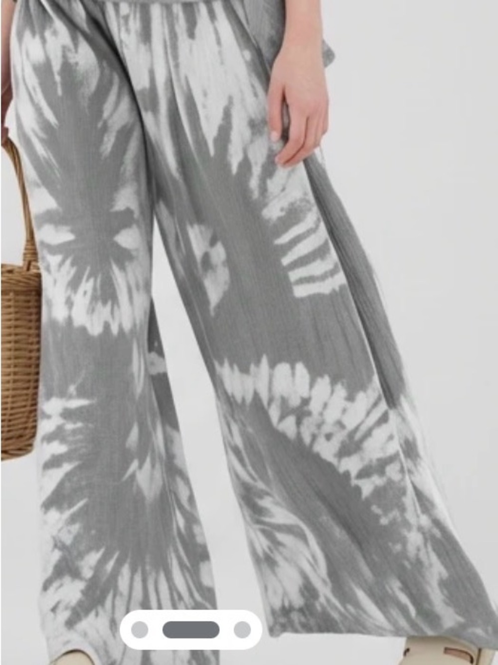 Wide Leg Tie-Dye Palazzo Pants